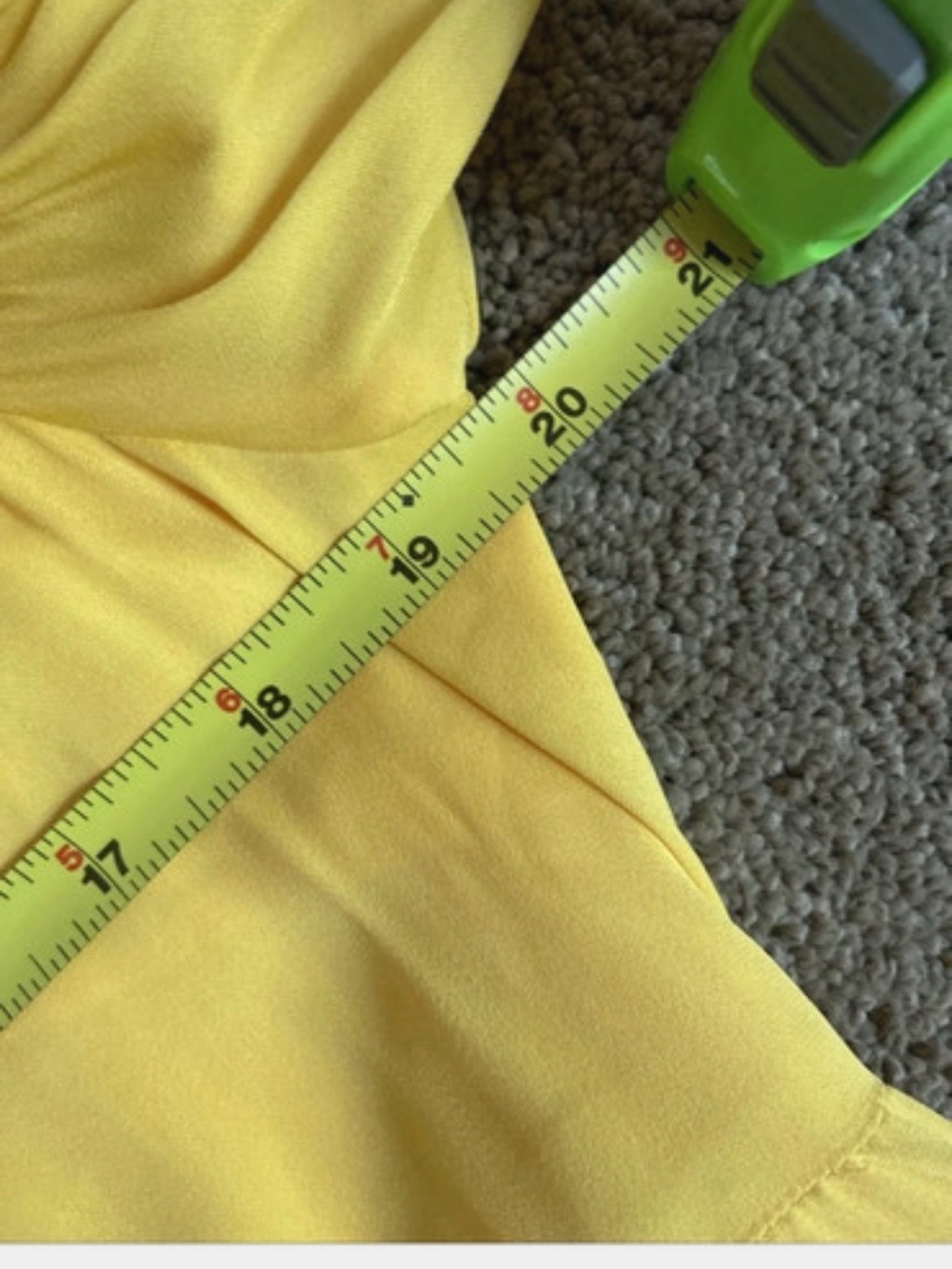 NWT Alice + Olivia Yellow High-Neck Tiered Mini Dress 10 - Picture 11 of 16